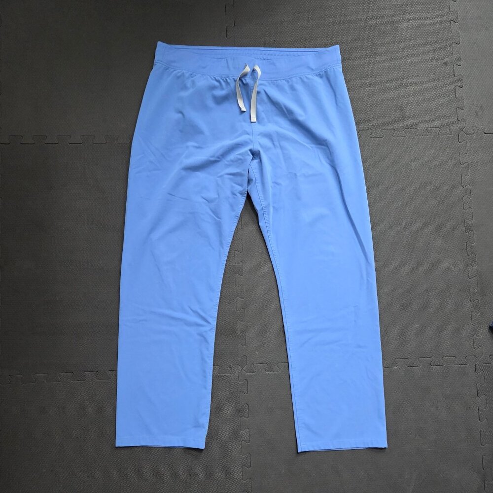 Figs Livingston Scrub Pants, ceil blue size XL